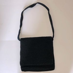 The Sak Black Crocheted Bag